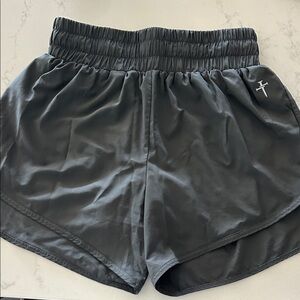 Women's Three Nails Gray Athletic Shorts